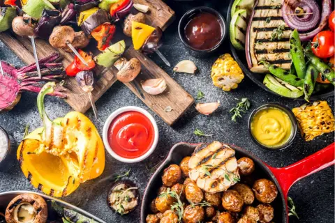 Wege grill: Przepisy, sery i alternatywy. Uczta bez mięsa!