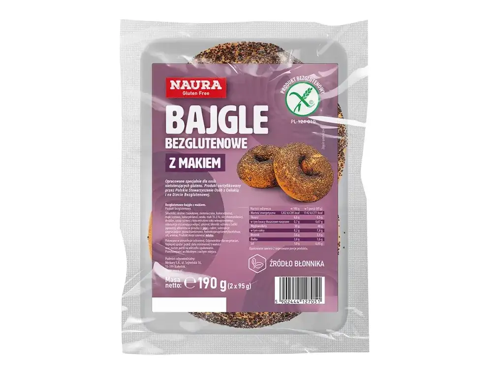 różne mąki bezglutenowe do pieczenia bajgli, psyllium