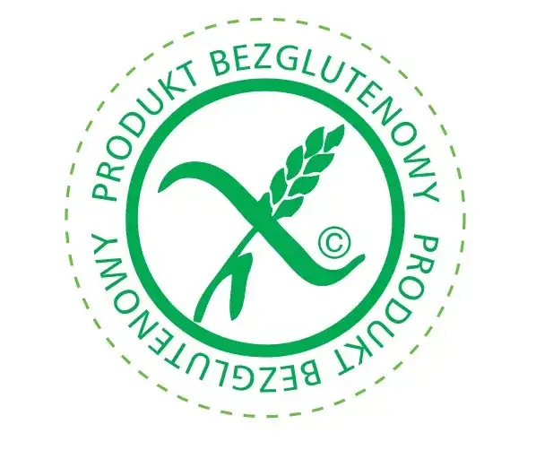 Symbol przekreślonego kłosa bezglutenowy
