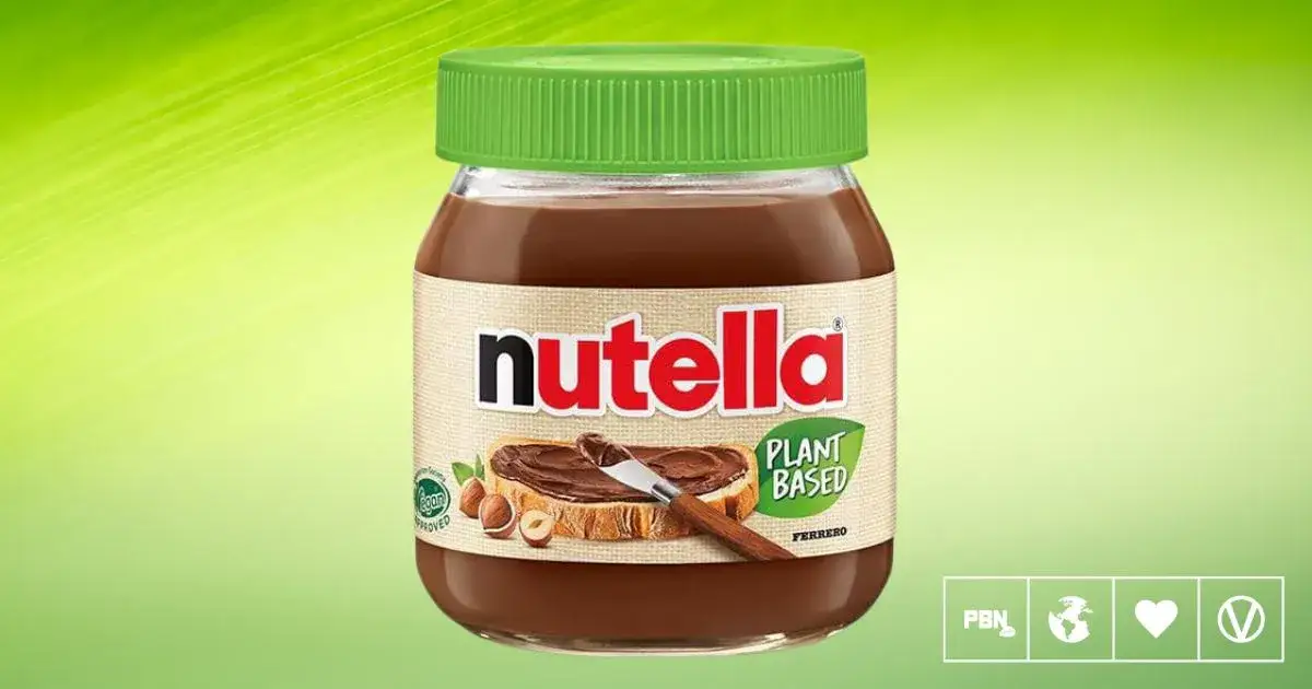 Nutella Plant-Based zielona etykieta