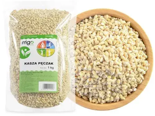 kasza pęczak w misce, gotowa kasza pęczak