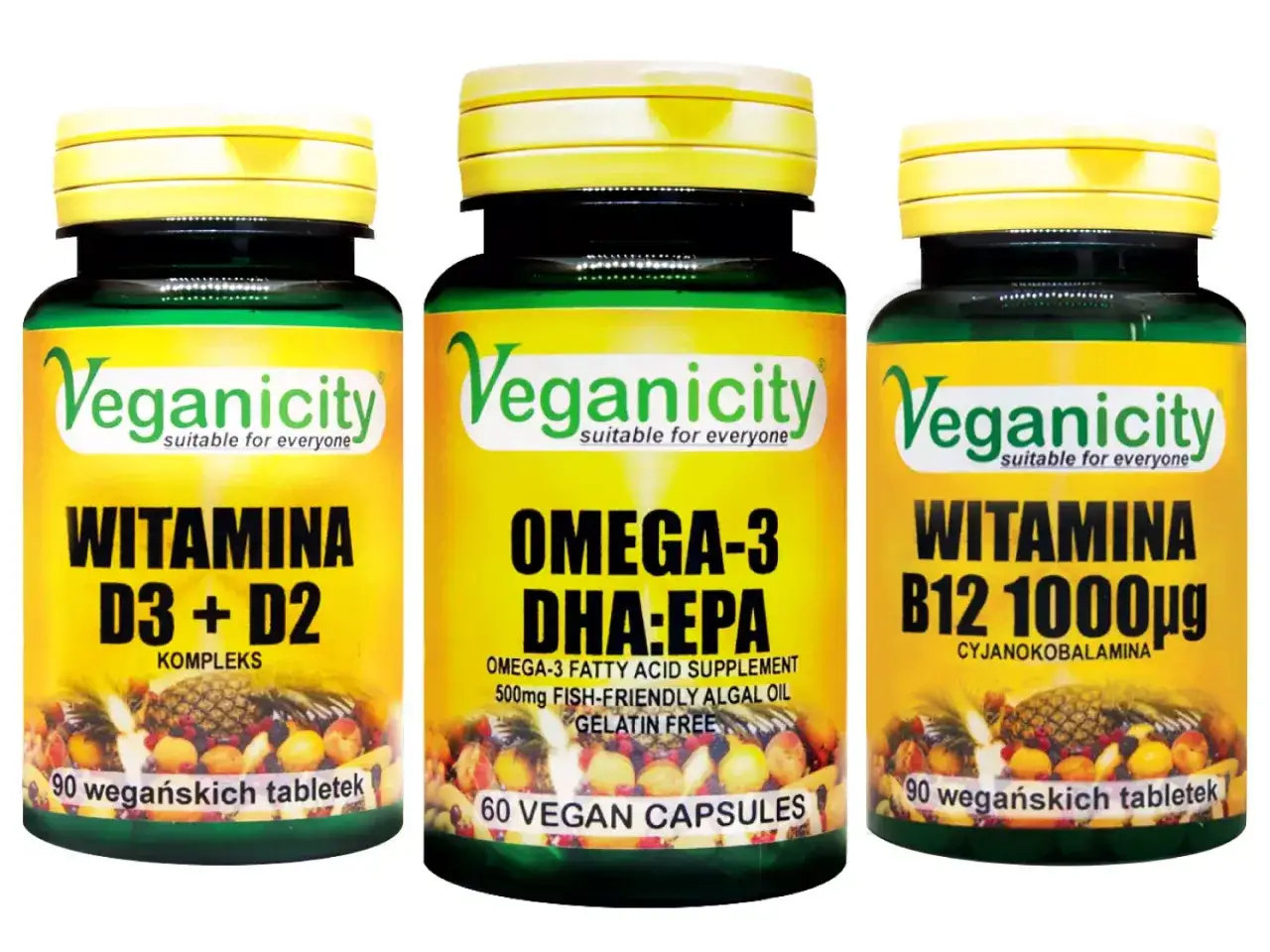 suplementy dla wegan witamina b12 d omega 3